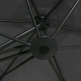 vidaXL Zunanji senčnik z jeklenim drogom 300x250 cm antraciten | Shoptok.si