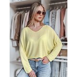 DStreet Sweter damskie one size oversize NORVAN cytrynowy | Shoptok.si