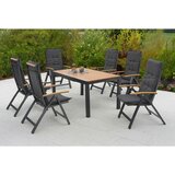 Gardenson VRTNA GARNITURA ITANOS aluminij barve grafita, naravne barve Cene
