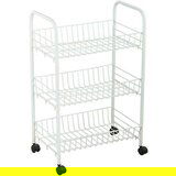 Kolica za Povrće Confortime Bijela Metal 3 Police 40 x 26 x 62 cm (6 kom.) | shoptok.hr
