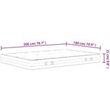  Madrac s džepičastim oprugama srednje čvrst 180 x 200 cm | shoptok.hr