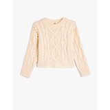 Koton Basic Knitwear Sweater Hair Knitting Detail Long Sleeve Crew Neck | ePonuda.com