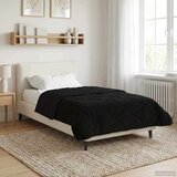  Zimska posteljnina Črna 140 x 220 cm Mikrofibra in Teddy flis, (5000284341) | Shoptok.si
