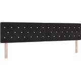  Krevet od pjene s madracem i LED-om Crna 200 x 200 cm Baršun - Crna 200 x 200 cm Kristal s dugmadima | shoptok.hr