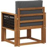  Srednja sofa za van Čvrsto drvo akacije Prirodna | shoptok.hr