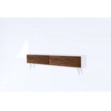 Hanah home hill walnut white polica za tv