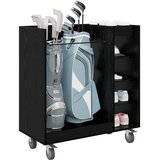 Golf ormar s kotačem Jednobojno Crni hrast 90 x 45 x 98 cm | shoptok.hr