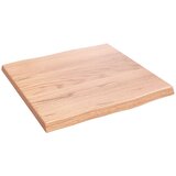 Stolna ploča svjetlosmeđa 40 x 40 x 2 cm od obrađene hrastovine | shoptok.hr