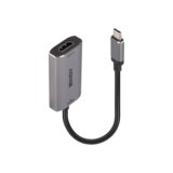 Lindy 43327 prilagodnik za video kabel 0,11 m USB Tip-C HDMI Crno, Sivo Cene
