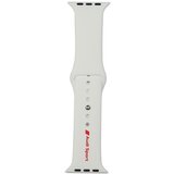 Audi PAŠEK ZA APPLE WATCH 44 45 46 49MM Z LOGO RDEČ S SILIKONSKIM MATERIALOM, (5000087050) | Shoptok.si