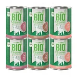 zooplus Bio bez žitarica miješano pakiranje - 6 x 400 g