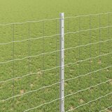 Euro ograda s postom 10 x 1,6 m Pocinčani čelik Srebrna Mreža | shoptok.hr