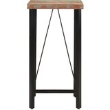  The Living Store Barska miza 55x55x107 cm trden akacijev les in železo - Barska Miza, (21497136) | Shoptok.si