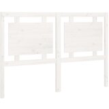 Maison Chic posteljno vzglavje - vzglavna omarica - nočna omarica belo 145,5x4x100 cm trdna borovina, (21706326) | Shoptok.si