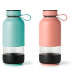 Lékué Turkizna steklena steklenica za vodo za na pot 500 ml To Go – | Shoptok.si