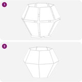 vidaXL Cvetlično korito 2 pcs srebrna 100 x 100 x 80 cm | Shoptok.si