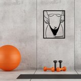 Wallity zidna dekoracija girl with butterfly tattoo, 40 x 52 cm, crna | ePonuda.com