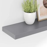  Plutajuće zidne police 2 kom sive 80 x 23,5 x 3,8 cm MDF | shoptok.hr