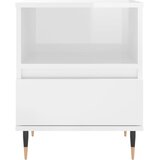  Noćni ormarići 2 kom sjajni bijeli 40x35x50cm konstruirano drvo | shoptok.hr