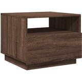  Stolić za kavu s LED svjetlima smeđi hrast 50x49x40 cm | shoptok.hr