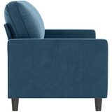  Dvosjed plavi 140 cm baršunasti Plava | Shoptok.si