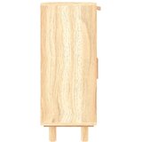  Komoda smeđa 60x30x75 cm masivna borovina i prirodni ratan | Eponuda.ba