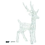 Aigostar LED Spoljašnja božićna dekoracija 80xLED/8 funkcija 0,65m IP44 hladno bela jelen | Eponuda.com