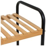 Casa Selección Bambusov regal v črni in naravni barvi30x75 cm – | Shoptok.si
