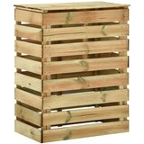 vidaXL Vrtni kompostnik iz letvic 3 kosi 80x50x100 cm borovina | Shoptok.si