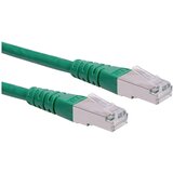 Roline 21.15.1313 RJ45 omrežni kabel\, patch kabel cat 6 s/ftp 0.30 m zelena 1 kos, (20420157) | Shoptok.si