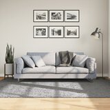 vidaXL Košata preproga moderna siva 160x230 cm Cene