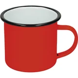 Skodelica light emajl retro 350ml rdeča PROMOCIJA