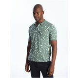 LC Waikiki Men's Polo Neck Short Sleeve Patterned Pique T-Shirt cene