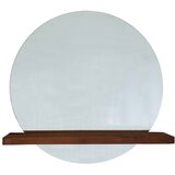 Hanah home ogledalo Sunset, 70x70cm, Braon