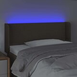  Posteljno vzglavje taupe 83x16x78/88 cm blago, (20933032) | Shoptok.si