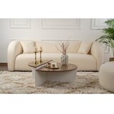Hanah home stočić za dnevnu sobu orion - walnut, white walnutwhite coffee table | Eponuda.com