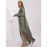 Wool Fashion Italia Cardigan-AT-SW-2395.30-khaki | Shoptok.si