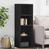  Visoka komoda crna 40x41x124 cm od konstruiranog drva | Eponuda.ba
