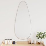 vidaXL Stensko ogledalo srebrno 80x35 cm | Shoptok.si