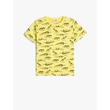 Koton Dinosaur Printed T-Shirt Short Sleeve Crew Neck Cotton cene