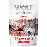 Wolf of Wilderness Snack - Wild Bites 180 g - Novo: MINI High Valley - govedina i piletina (kockice)