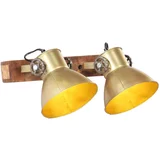 Industrijska zidna svjetiljka mjedena 45 x 25 cm E27