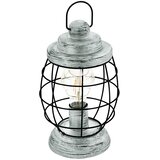 Eglo 79436 - Stona lampa BAMPTON 1xE27/60W/230V srebrna | Eponuda.com