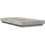  Okvir kreveta s LED svjetlima 75x190 cm od konstruiranog drva | Eponuda.com
