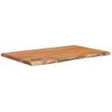 vidaXL Mizna plošča 60x40x2,5 cm pravokotna akacija naraven rob | Shoptok.si