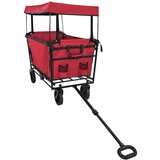  Sklopiva ručna kolica Crvena 105 x 56.5 x 116 cm Oxford tkanina - Crvena | shoptok.hr