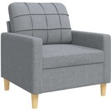  4-dijelni set sofa s tabureom jastucima svjetlosivi od tkanine | shoptok.hr