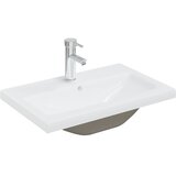  Ugradbeni umivaonik sa slavinom 61x39x18 cm keramički bijeli | shoptok.hr