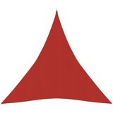 vidaXL Senčno jadro 160 g/m² rdeče 5x6x6 m HDPE, (20703331) | Shoptok.si