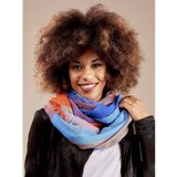 Fashion Hunters ženska marama Orange and blue wide checked | ePonuda.com